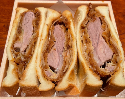 和とんもち豚 ヘレカツサンド